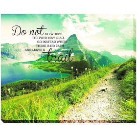 Advantus Leave A Trail 22 x 28 Inches Canvas Motivational Print MultiColored