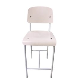 AnaÃ¯s Counter Stool - White Seat/Back & White Frame