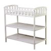 White Baby Diaper Changing Table with 1-inch Thick Changing Pad